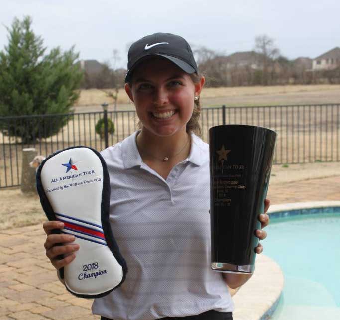 Garrett Denham on course