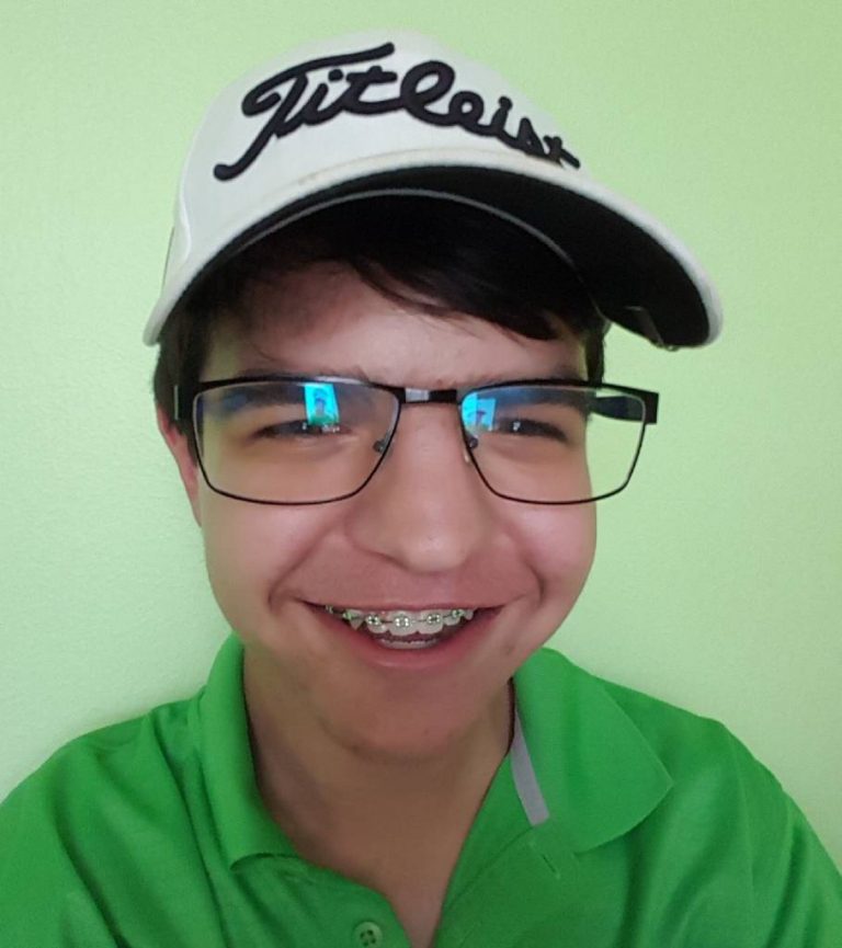 Garrett Denham on course