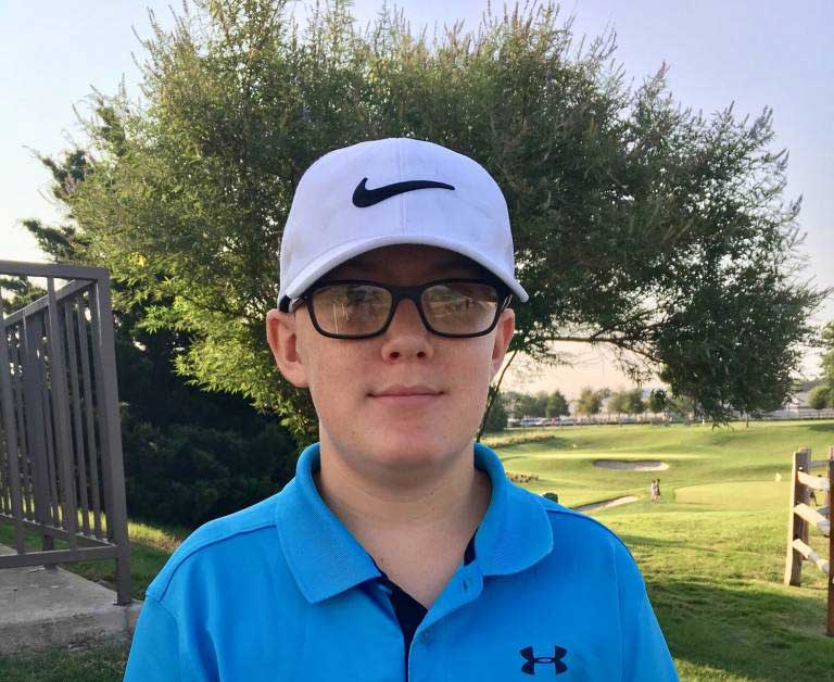 Garrett Denham on course